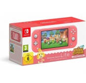 Consola Nintendo Switch Lite Coral + Animal Crossing 